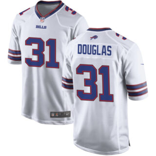 Men's Buffalo Bills #31 Rasul Douglas White Stitched Football Game Jersey - 1