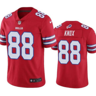 Men's Buffalo Bills #88 Dawson Knox Red Vapor Untouchable Limited Stitched Jersey