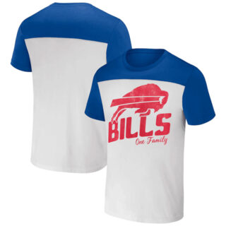 Men's Buffalo Bills Cream Blue X Darius Rucker Collection Colorblocked T-Shirt