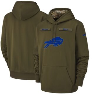 Men's Buffalo Bills Nike Olive Salute to Service Sideline Therma Performance Pullover Hoodie$109.99$43.50