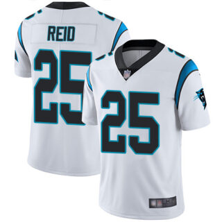Men's Carolina Panthers #25 Eric Reid Limited White Vapor Untouchable Jersey