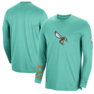 Men's Charlotte Hornets Teal 2022 23 City Edition Essential Expressive Long Sleeve T-Shirt