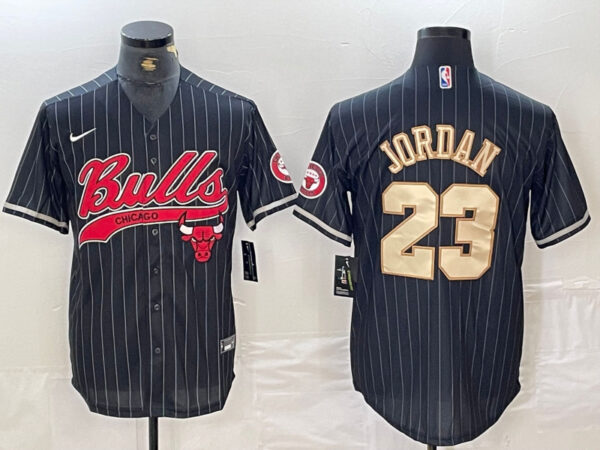 Men's Chicago Bulls #23 Michael Jordan Camo Cool Base Stitched Baseball Jerseys