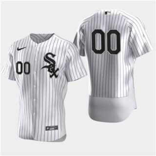Men's Chicago White Sox Custom Nike White Flexbase Jersey