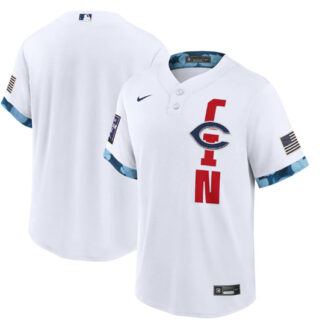 Men's Cincinnati Reds Blank 2021 White All-Star Cool Base Stitched MLB Jersey
