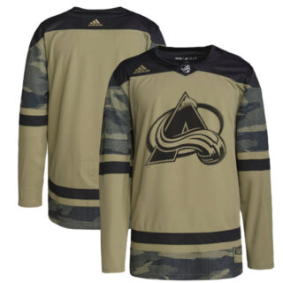 Men's Colorado Avalanche Blank Camo Salute To Service Stitched Jersey