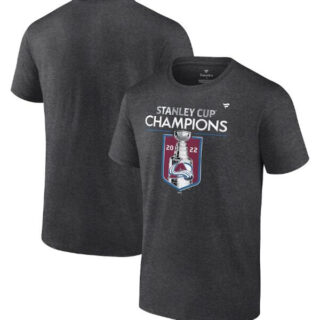 Men's Colorado Avalanche Charcoal 2022 Stanley Cup Champions Locker Room T-Shirt