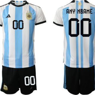 Men's Custom Argentina Soccer Jersey Suit