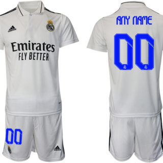 Men's Custom Real Madrid Home Jersey Any Name