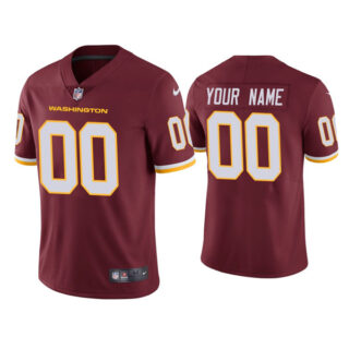 Men's Custom Washington Football Vapor Limited Burgundy Jersey