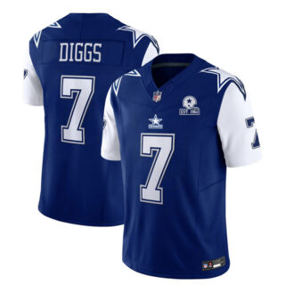 Men's Dallas Cowboys #7 Trevon Diggs Navy 2023 F.U.S.E. With 1960 Patch Vapor Limited Stitched Football Jersey