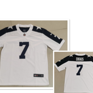 Men's Dallas Cowboys #7 Trevon Diggs White Thanksgiving Vapor Untouchable Stitched NFL Nike Limited Jersey