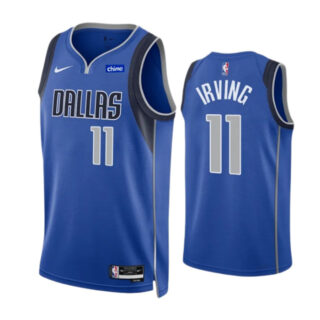 Men's Dallas Mavericks #11 Kyrie Irving Blue Icon Edition Stitched Basketball Jersey