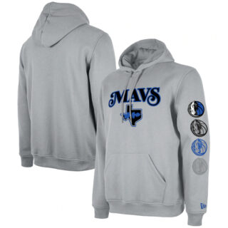 Men's Dallas Mavericks Grey 2023 24 City Edition Pullover Hoodie
