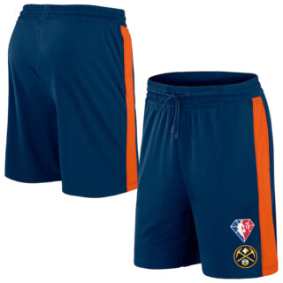 Men's Denver Nuggets Navy Orange Shorts