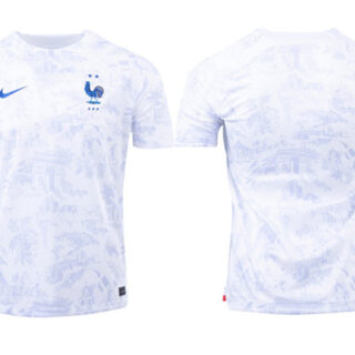 Men's France Blank 2022 White Soccer T-Shirt
