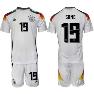 Men's Germany #19 Leroy Sane White 2024-25 Home Soccer Jersey