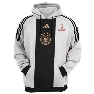 Men's Germany FIFA World Cup Soccer Hoodie Black White