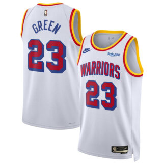 Men's Golden State Warriors #23 Draymond Green White 2024 25 Classic Edition Stitched Basketball Jersey