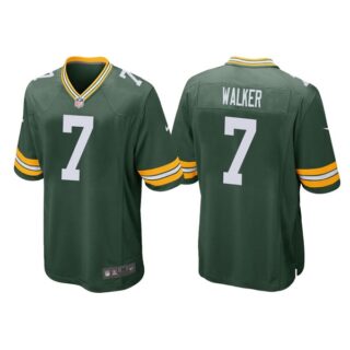 Men's Green Bay Packers #7 Quay Walker Green Stitched Football JerseyS