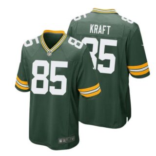 Men's Green Bay Packers #85 Tucker Kraft Green Stitched Game Jersey