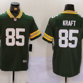 Men's Green Bay Packers #85 Tucker Kraft Green Vapor Untouchable Stitched Football Jersey
