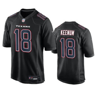 Men's Houston Texans #18 Case Keenum Black Fashion Vapor Untouchable Limited Stitched Football Jersey