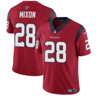 Men's Houston Texans #28 Joe Mixon Red Vapor Untouchable Stitched Football Jersey