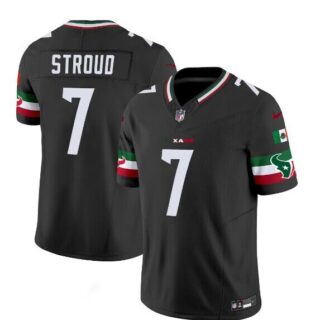 Men's Houston Texans #7 C.J. Stroud Black Mexico F.U.S.E. Vapor Limited Stitched Jersey