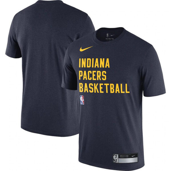 Men's Indiana Pacers Navy 2023 24 Sideline Legend Performance Practice T-Shirt