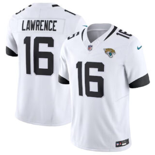 Men's Jacksonville Jaguars #16 Trevor Lawrence White 2023 F.U.S.E Vapor Untouchable Limited Stitched Jersey