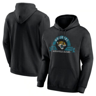 Men's Jacksonville Jaguars Black Pullover Hoodies