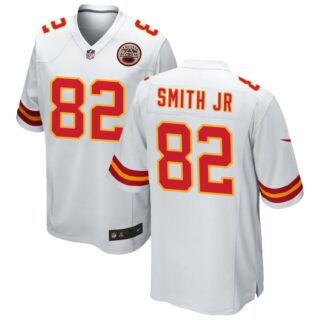 Men's Kansas City Chiefs #82 Irv Smith White Vapor Untouchable Limited Stitched Jersey