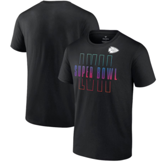 Men's Kansas City Chiefs Black Super Bowl LVII Open Sky T-Shirt