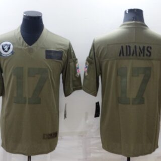 Men's Las Vegas Raiders #17 Davante Adams Camo Salute To Service Limited Stitched Jersey
