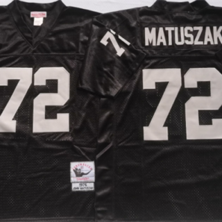 Men's Las Vegas Raiders #72 John Matuszak White Limited Stitched Jersey