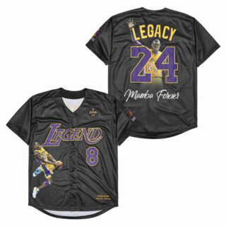 Men's Legend #8 Back #24 LEGACY Black Cool Base Stitched Jersey