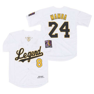 Men's Legend #8 Back #24 MAMBA Cool Base Stitched Jerseys 10