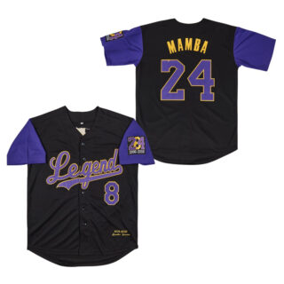Men's Legend #8 Back #24 MAMBA Cool Base Stitched Jerseys 12