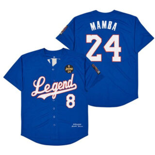 Men's Legend #8 Back #24 MAMBA Cool Base Stitched Jerseys 15