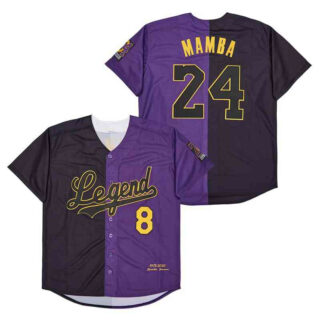 Men's Legend #8 Back #24 MAMBA Cool Base Stitched Jerseys
