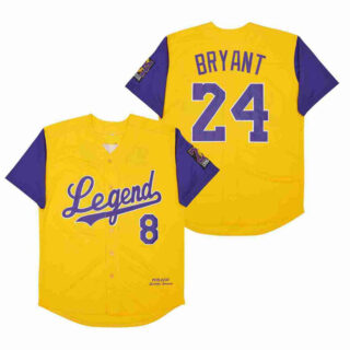 Men's Legend #8 Back #24 bryant Cool Base Stitched Jerseys 23