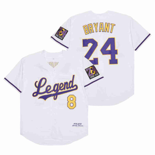 Men's Legend #8 Back #24 bryant Cool Base Stitched Jerseys 24