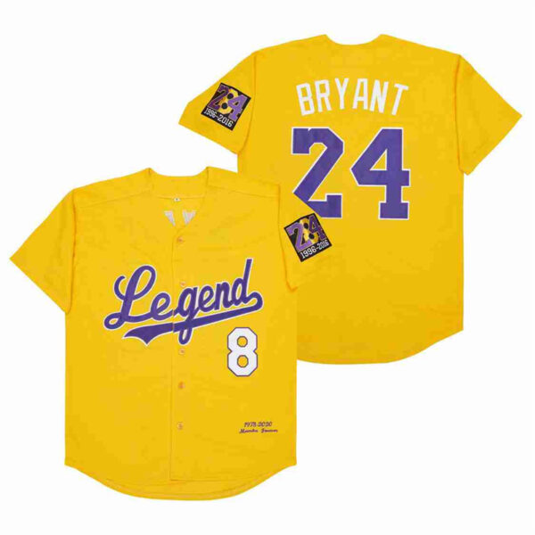 Men's Legend #8 Back #24 bryant Cool Base Stitched Jerseys 26