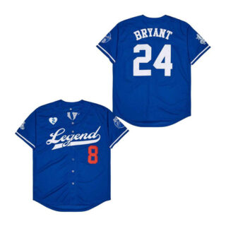 Men's Legend #8 Back #24 bryant blue Cool Base Stitched Jersey