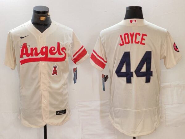 Men's Los Angeles Angels #44 Ben Joyce 2022 Cream City Connect Flex Base Stitched Jerseys