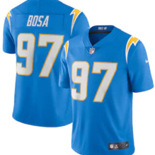 Men's Los Angeles Chargers #97 Joey Bosa Powder Blue Vapor Limited Jersey