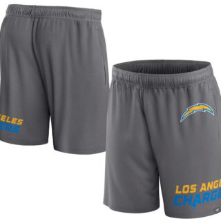 Men's Los Angeles Chargers Grey Shorts