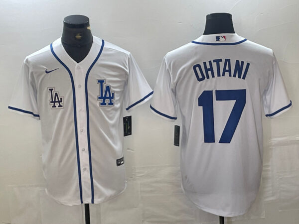Men's Los Angeles Dodgers #7 Julio Urías White Cool Base Stitched Baseball Jersey
