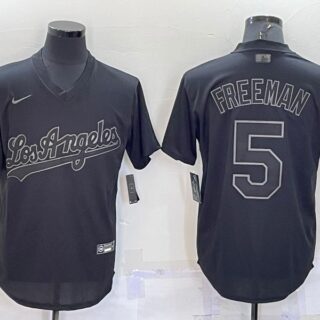 Men's Los Angeles Dodgers Black Stitched Baseball Jersey